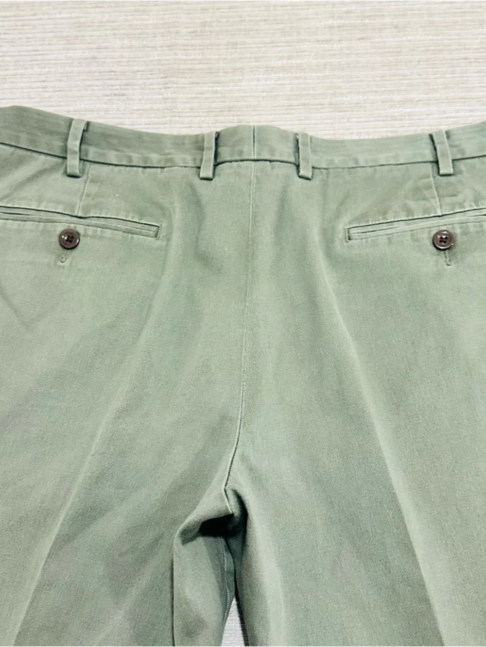 J. Crew Men's Bowery‎ Stretch Slim Fit Chino Pants Navy Green Size W38 L32